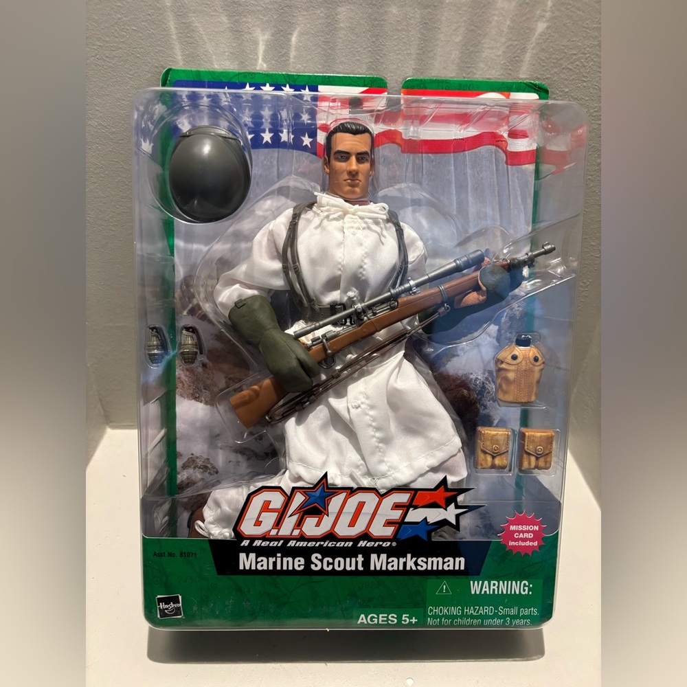 2004 G.I. Joe Marine Scout Marksman Action Figure - Sealed -American Hero Y2K